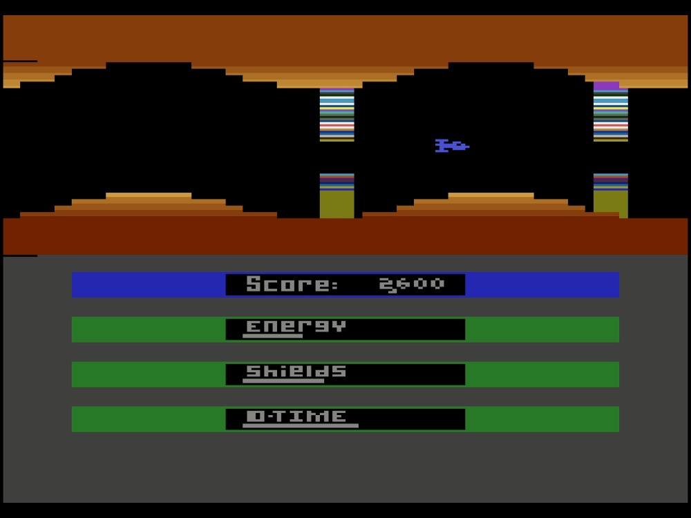 Gameplay of Laser Gates for Atari 2600